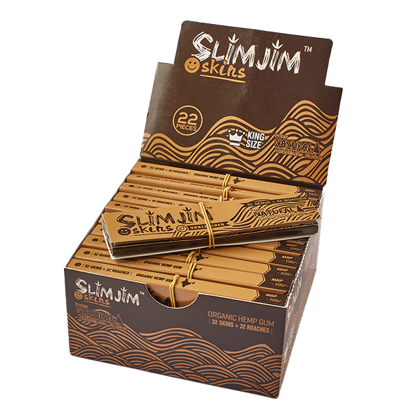 Slimjim - Natural King Size Skins + Tips