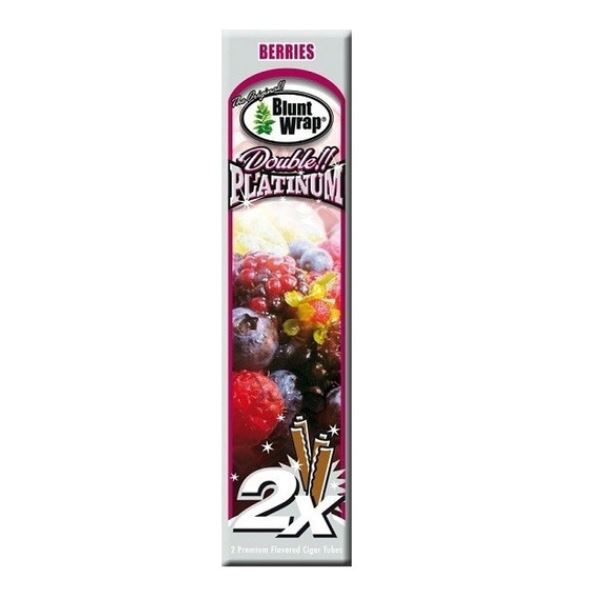 Double Platinum Blunt Wraps (Berries) Paraphernalia Double Platinum