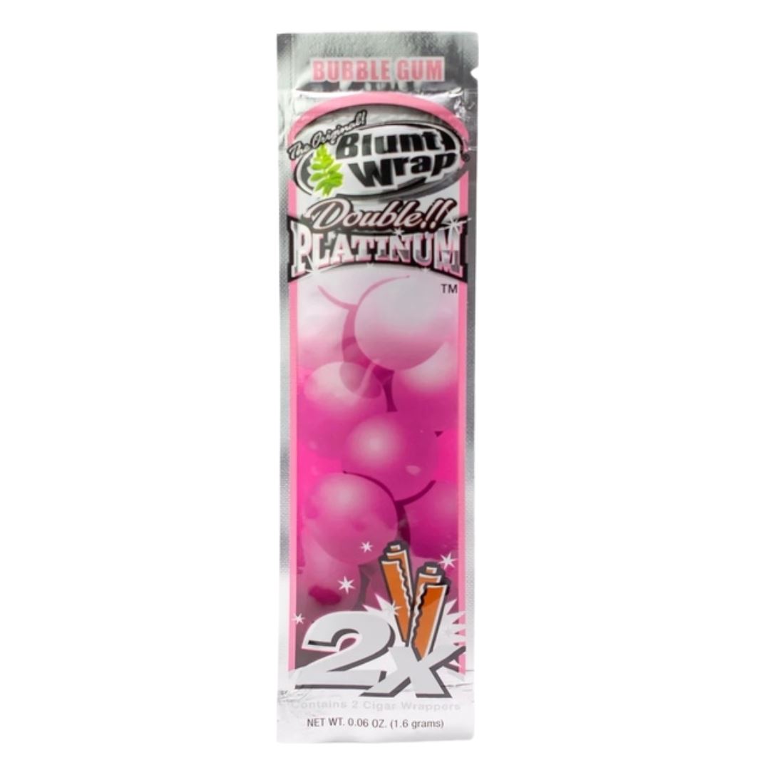 Buy Double Platinum Blunt Wraps (Bubble Gum) Paraphernalia | Slimjim India