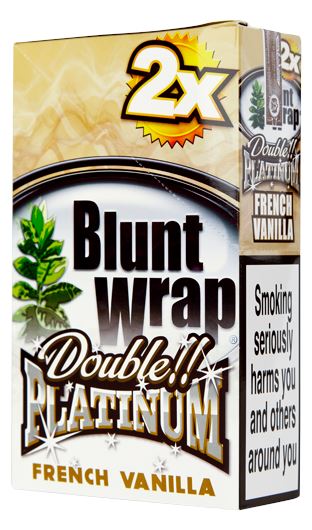 Double Platinum Blunt Wraps (French Vanilla) Paraphernalia Double Platinum
