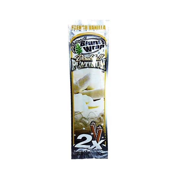 Double Platinum Blunt Wraps (French Vanilla) Paraphernalia Double Platinum
