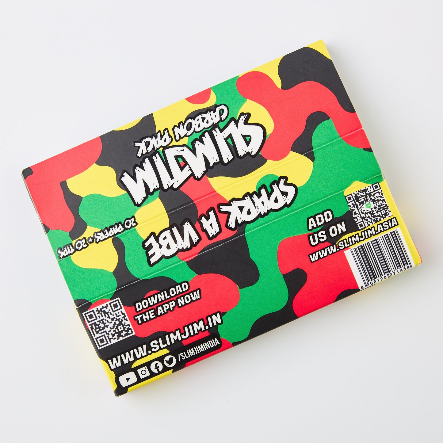 Buy Slimjim - Carbon Double Duty Pack Paper | Slimjim India