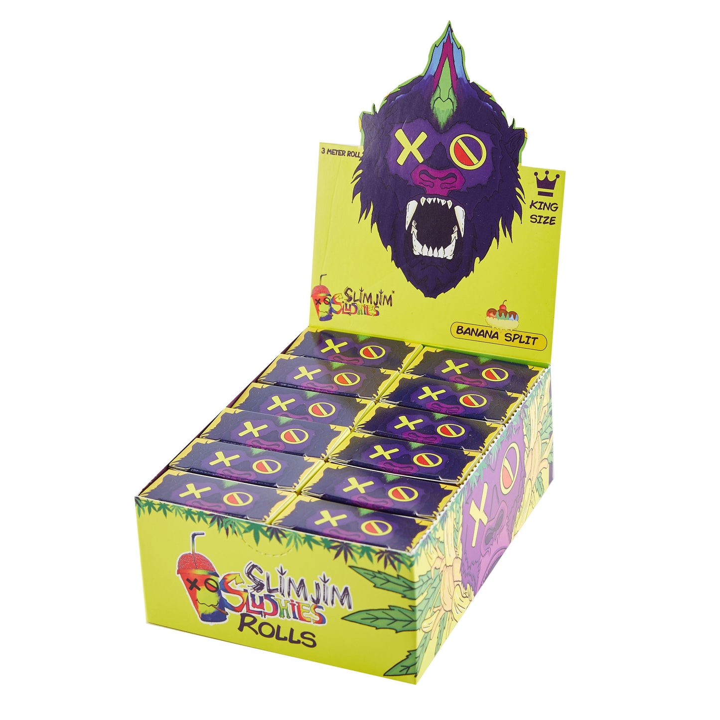 Buy Slushie Flavoured Rolls (3M) - Banana Split Paraphernalia | Slimjim India