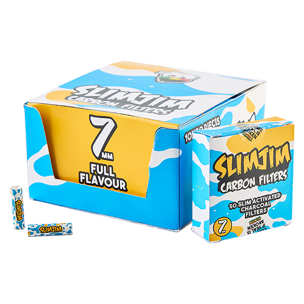 Slimjim - Splash Carbon Filters (7MM) (Pack of 50)